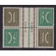 ALEMANIA 1921 ESTAMPILLAS SE-TENANT ZUSAMMENDRUCKE NUEVAS MINT MI KZ9 40 EUROS